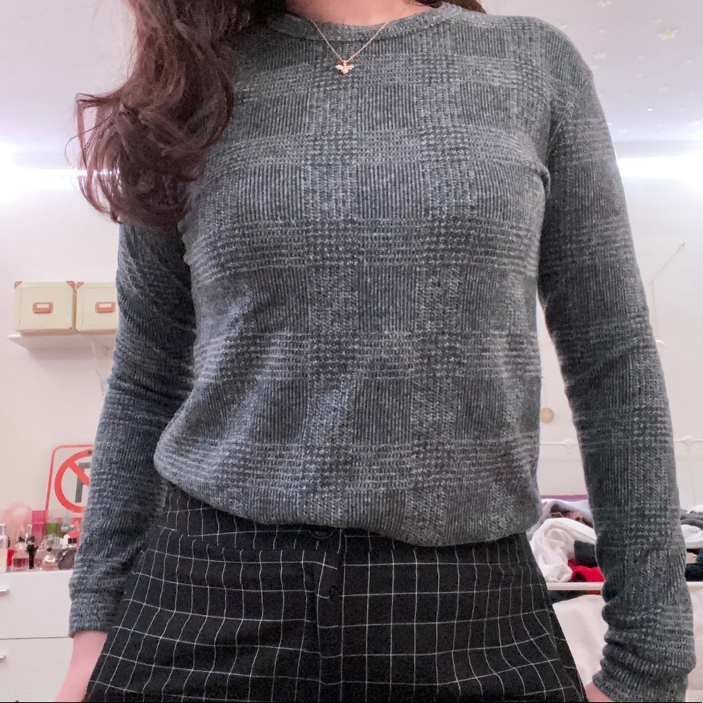Plaid Sweater